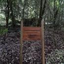 Reserva Nacional en la Isla Mocha, Letrero de Conaf