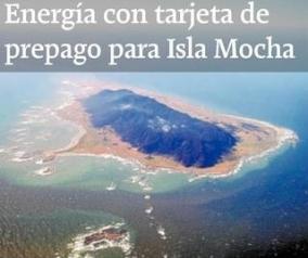 Isla Mocha tendrá energía eléctrica con tarjeta de prepago